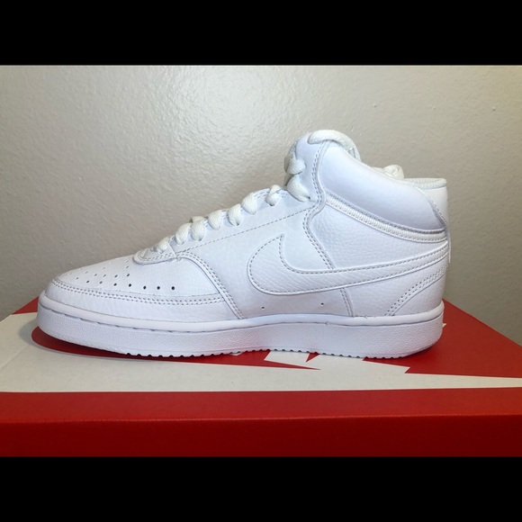 WMNS Nike Court Vision Mid Sz 7 CD5436-100 - Picture 4 of 7